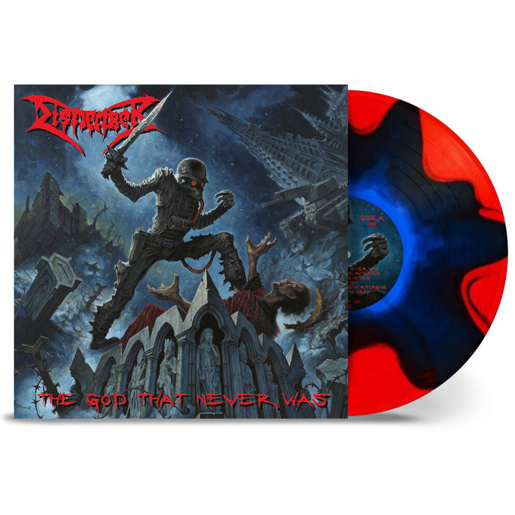 DISMEMBER - The God That Never Was (Repress) - LP - Blue in Red Split Colour Vinyl [OCT 27]