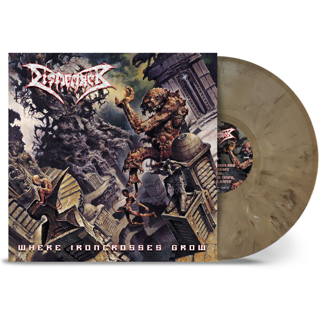 DISMEMBER - Where Ironcrosses Grow (Repress) - LP - Sand Marbled Vinyl [OCT 27]