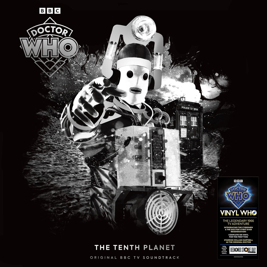 Doctor Who - The Tenth Planet - 12" 140g One White & One Silver Vinyl  [Record Store Day 2025]