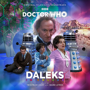 TRISTRAM CARY & MARK AYRES – Doctor Who: The Daleks In Colour (Original Television Soundtrack) - 2LP - Gatefold Coloured Vinyl