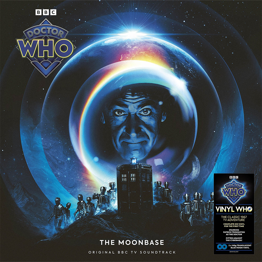 BBC RADIOPHONIC WORKSHOP - Doctor Who: The Moonbase (Original BBC TV Soundtrack) - 2LP - Translucent Blue Moon Vinyl [SEP 19]