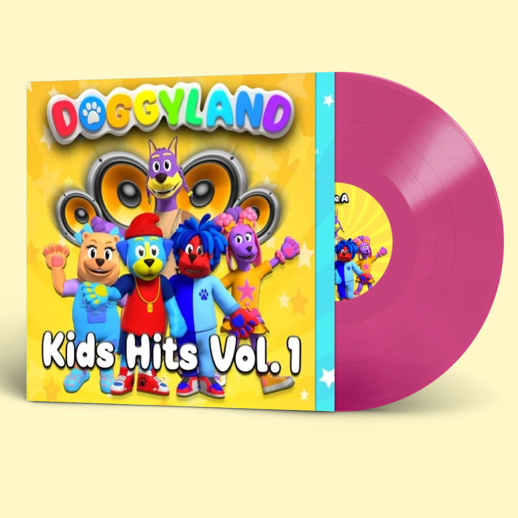 DOGGYLAND - Kids Hits Vol. 1 (with Poster and Sticker Sheet) - LP - Opaque Deep Purple Vinyl