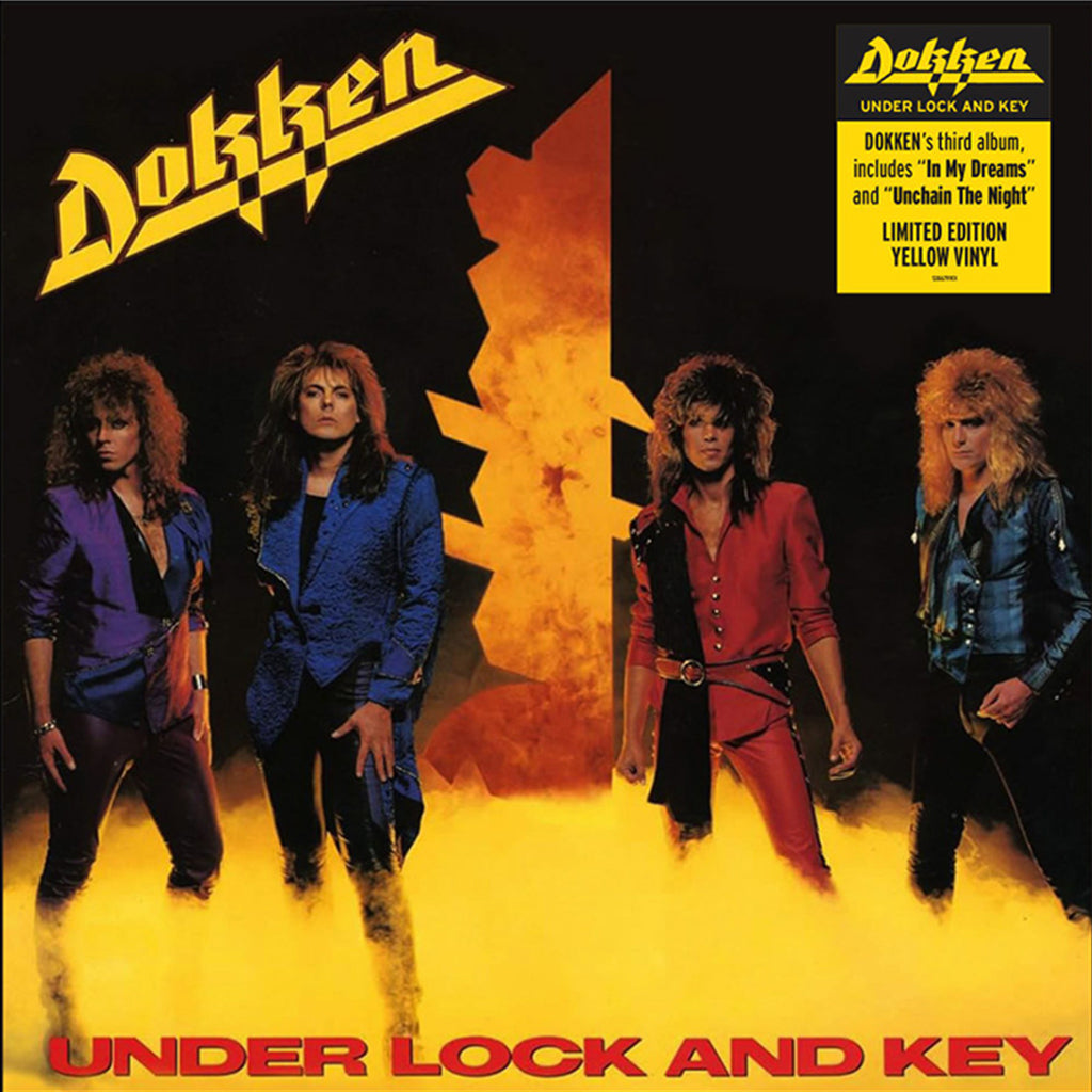 DOKKEN - Under Lock And Key (Reissue) - LP - Yellow Vinyl [SEP 27]