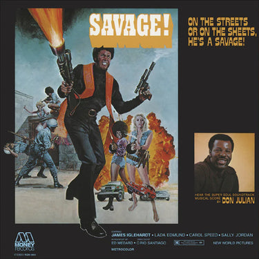DON JULIAN - Savage! - Super Soul Soundtrack (Reissue) [Import] - LP - Blood Orange Colour Vinyl [FEB 21]