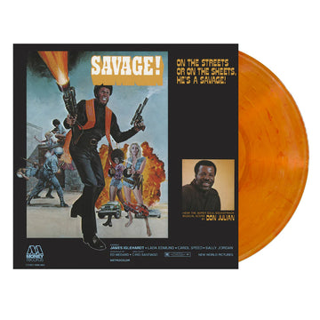 DON JULIAN - Savage! - Super Soul Soundtrack (Reissue) [Import] - LP - Blood Orange Colour Vinyl [FEB 21]