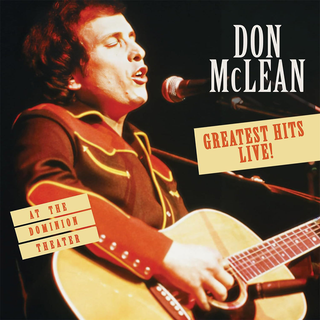 DON MCLEAN - Greatest Hits Live! At The Dominion Theatre (Remastered Numbered Edition) - 2LP - Vinyl [MAR 21]
