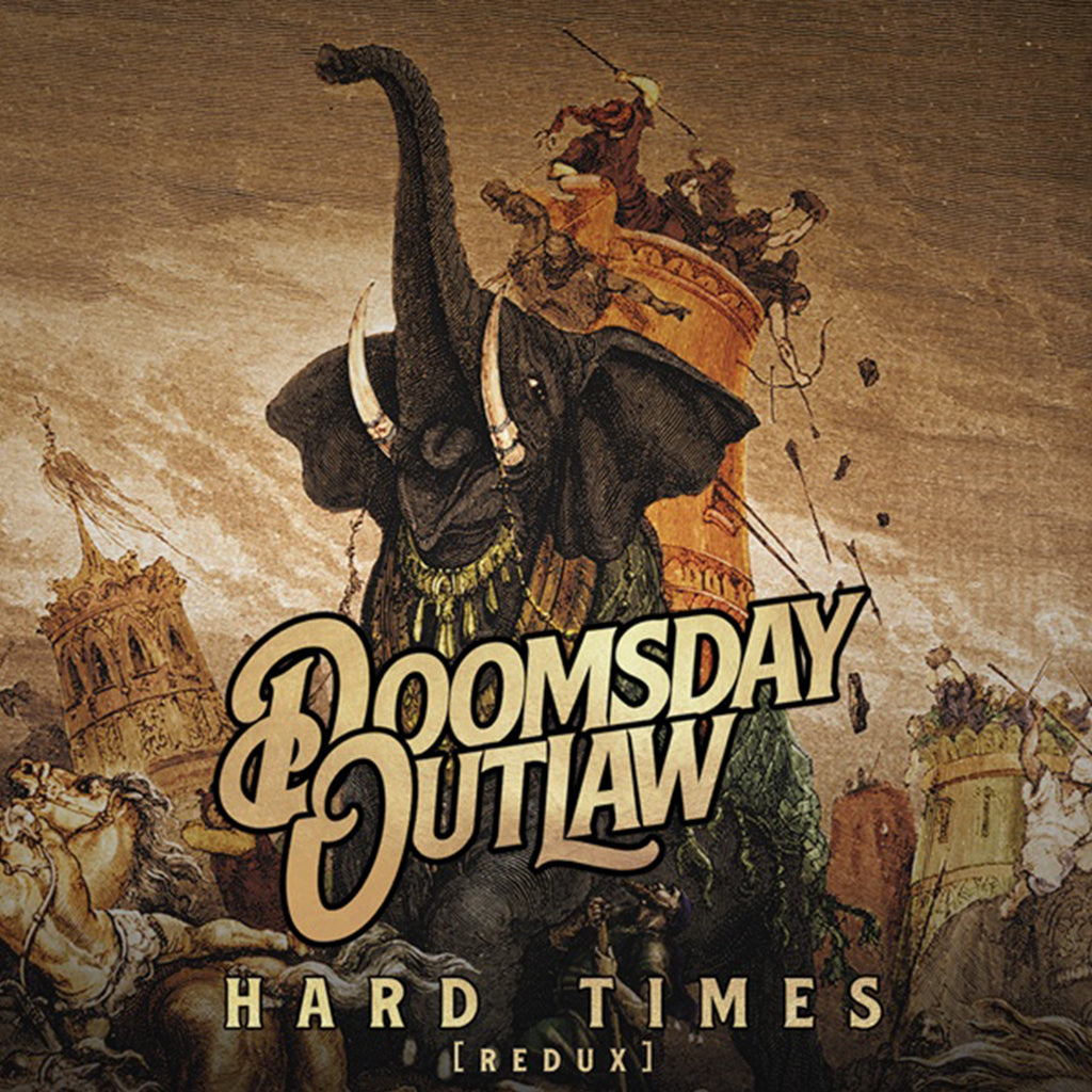 DOOMSDAY OUTLAW - Hard Times (REDUX with insert) - 2LP - Transparent Red Vinyl