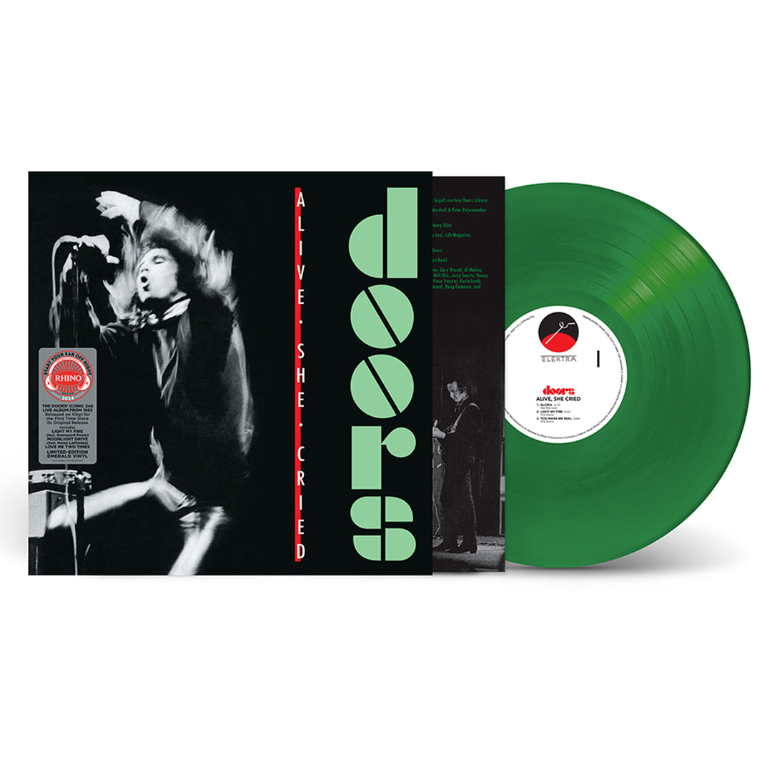 THE DOORS - Alive She Cried - 40th Anniversary (SYEOR 2024) - LP - Translucent Emerald Vinyl