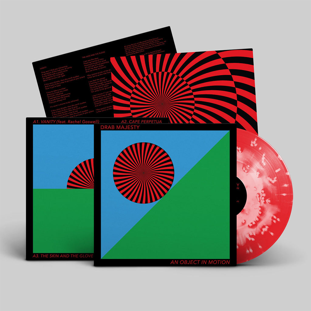 DRAB MAJESTY - An Object In Motion - 12" EP - Cloudy Red Vinyl [NOV 24]