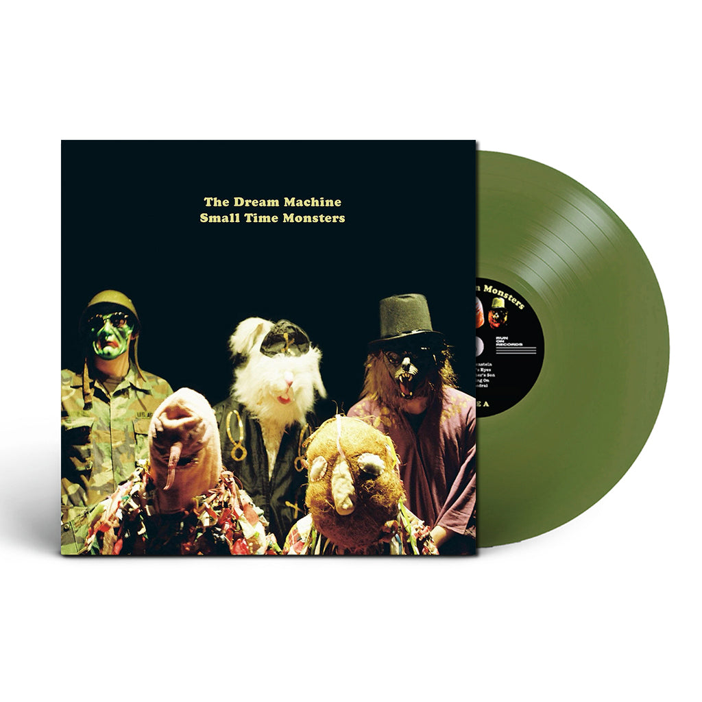 THE DREAM MACHINE - Small Time Monsters - LP - Karloff Green Colour Vinyl