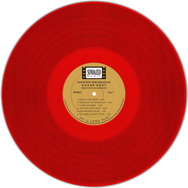 DUANE EDDY - Duane Eddy Does Bob Dylan (2024 Reissue) - LP - Translucent Red Vinyl