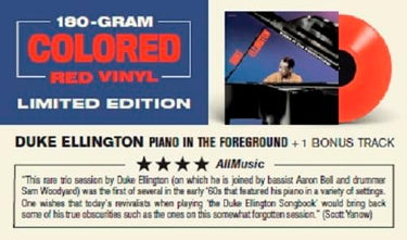 DUKE ELLINGTON - Piano In The Foreground (Reissue w/ Bonus track) - LP - 180g Red Vinyl