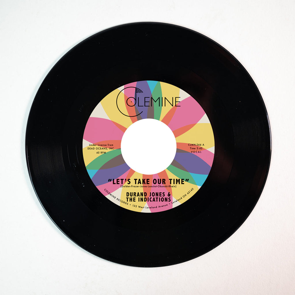 DURAND JONES & THE INDICATIONS - Let’s Take Our Time / Flower Moon - 7'' - Black Vinyl [MAR 13]