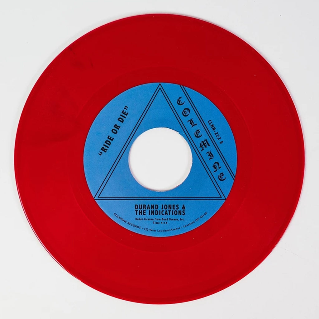 DURAND JONES & THE INDICATIONS - Ride Or Die / More Than Ever - 7'' - Opaque Red Vinyl