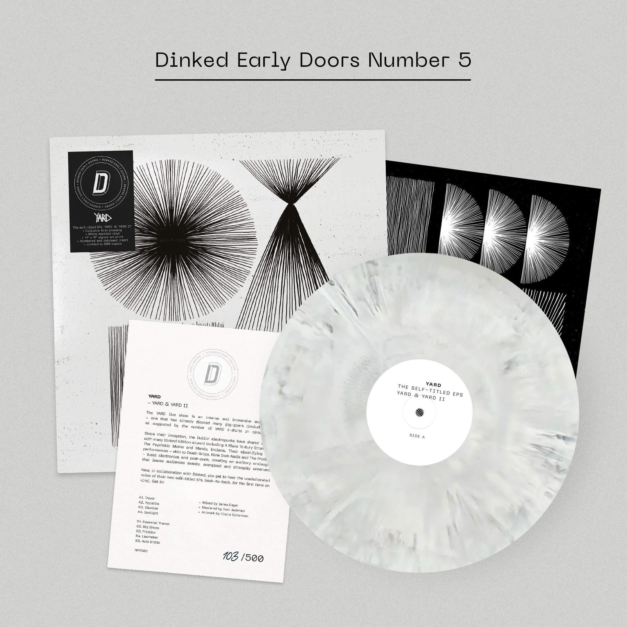 YARD - YARD & YARD II - EP - White Marbled Vinyl - Dinked Early Doors Edition #05 [JAN 16]