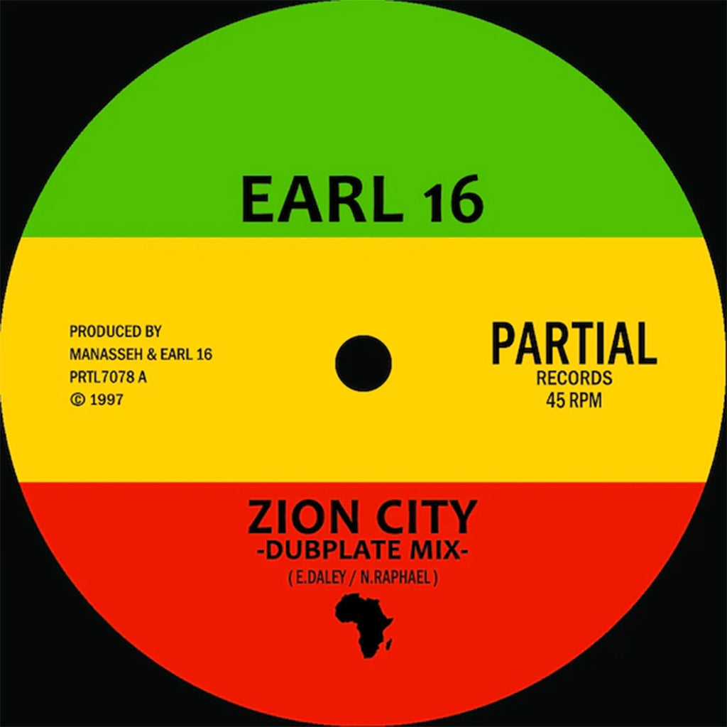 EARL 16 - Zion City – Dubplate Mix - 7" - Vinyl