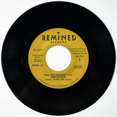 EBO TAYLOR - Will You Promise / Maye Omama - 7'' - Black Vinyl [MAR 27]