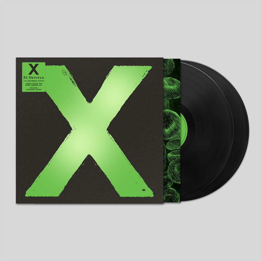 ED SHEERAN - X - 10th Anniversary Edition (Half-Speed Mastered with 9 Bonus Tracks) - 2LP - Gatefold Vinyl