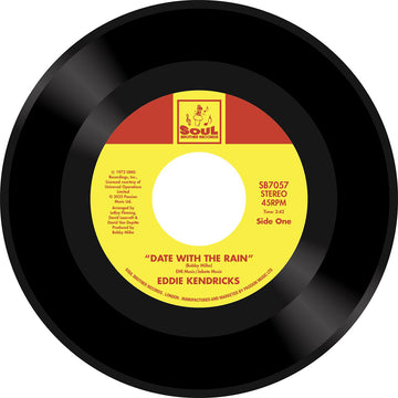 EDDIE KENDRICKS - Date With The Rain / Intimate Friends - 7-inch - Black Vinyl [SEP 19]