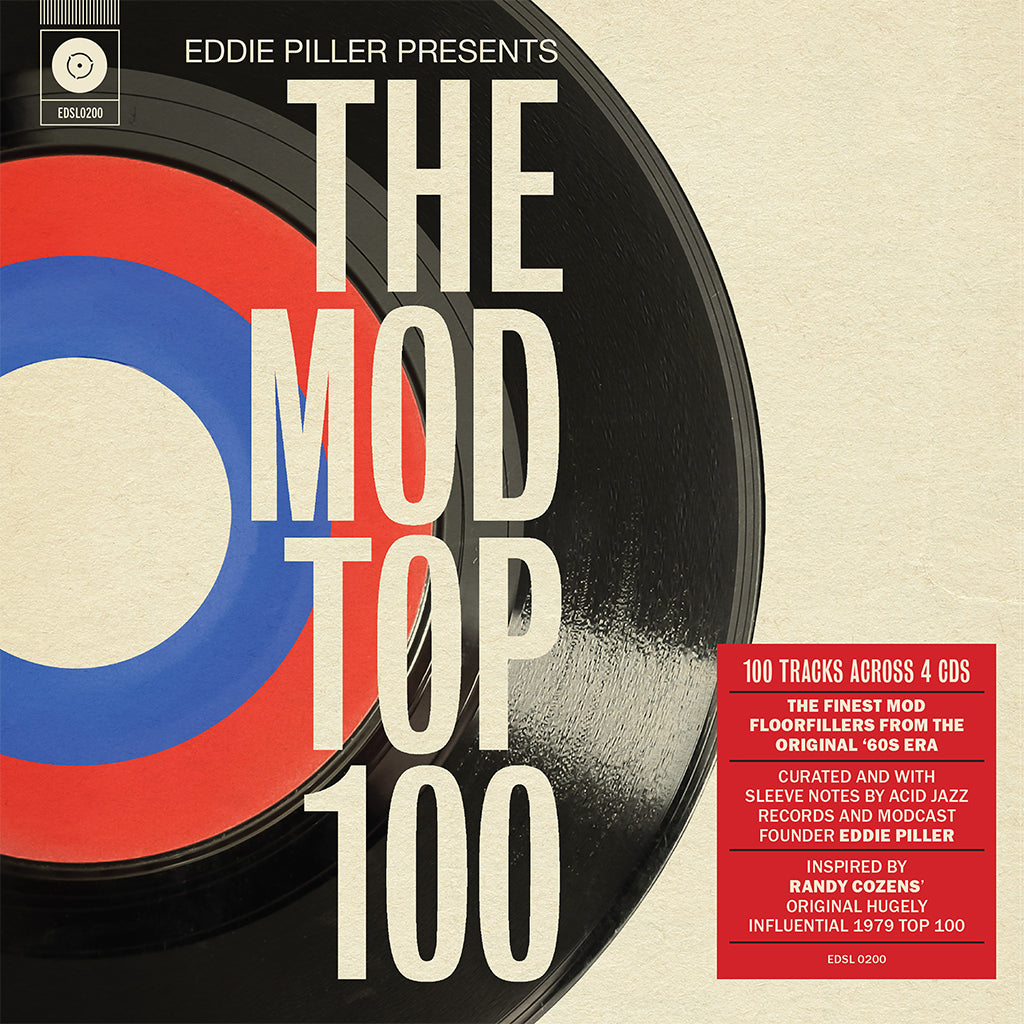 VARIOUS - Eddie Piller Presents: The Mod Top 100 - Deluxe Gatefold 4CD Set [AUG 30]