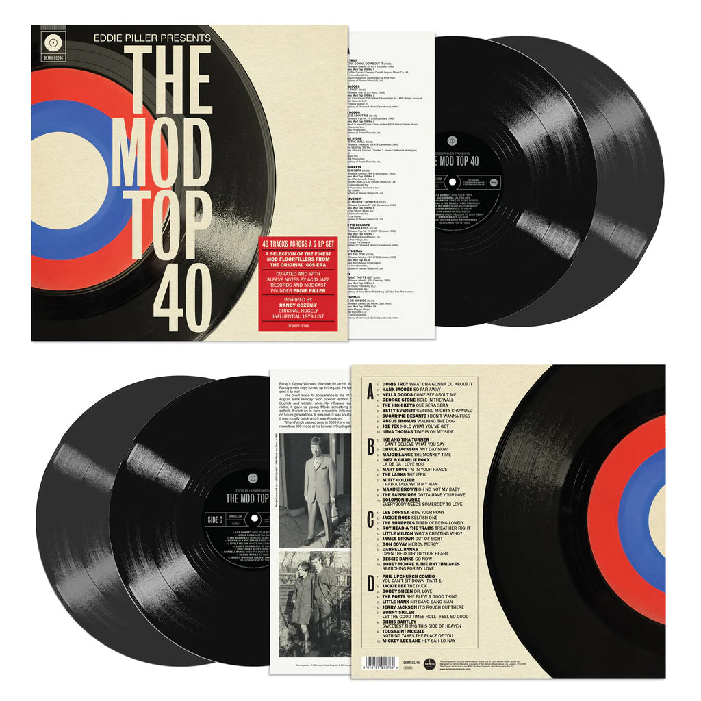 VARIOUS - Eddie Piller Presents: The Mod Top 40 - 2LP - Vinyl [AUG 30]