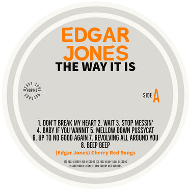 EDGAR JONES - The Way It Is - LP - Vinyl [APR 10]