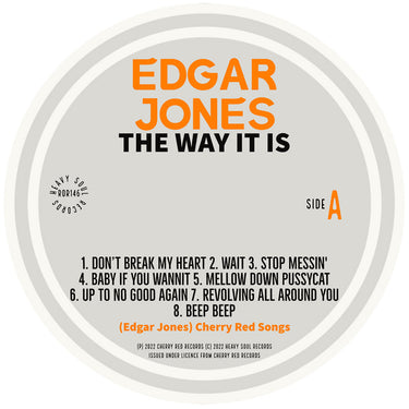 EDGAR JONES - The Way It Is