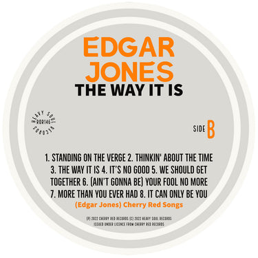 EDGAR JONES - The Way It Is
