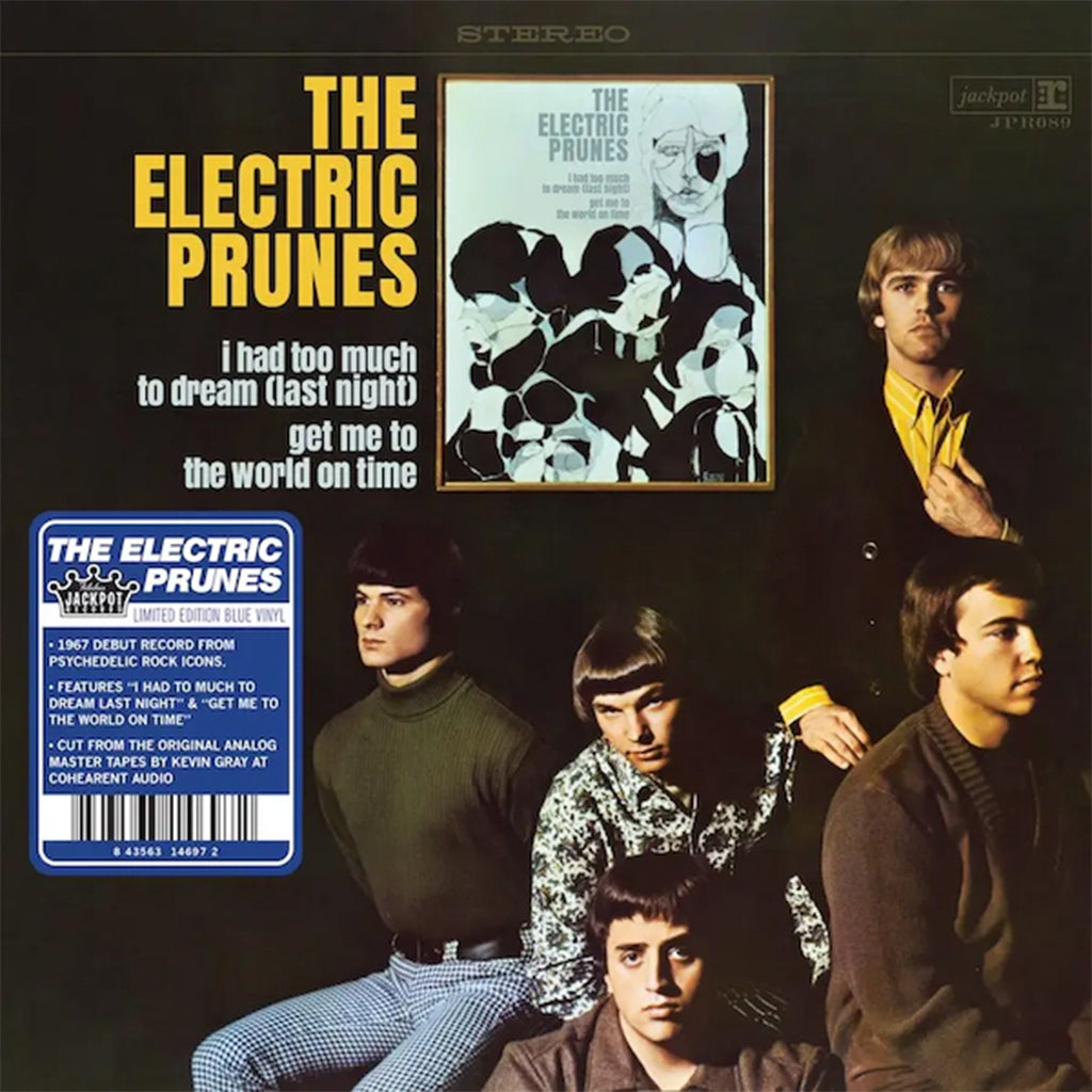 THE ELECTRIC PRUNES - The Electric Prunes (2023 Jackpot Records Reissue) - LP - Blue Vinyl [DEC 1]