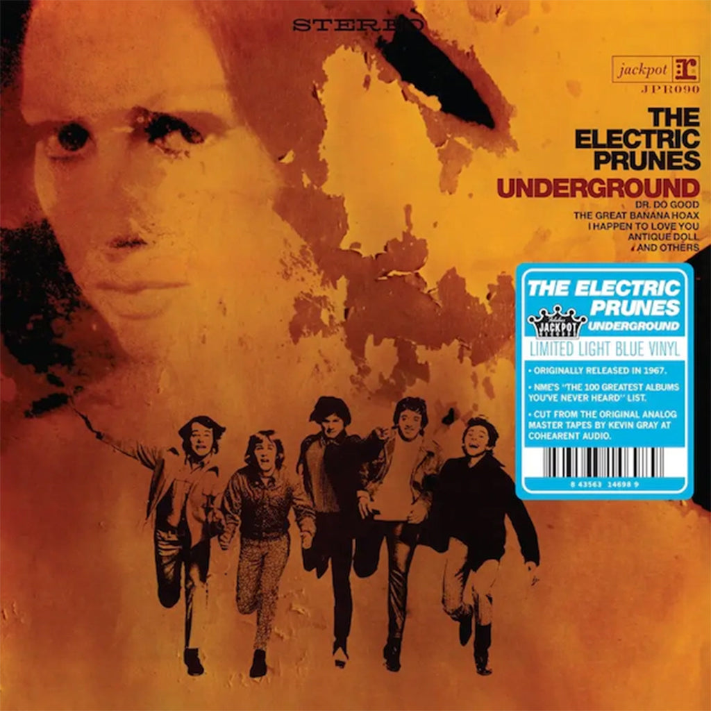 THE ELECTRIC PRUNES - Underground (2023 Jackpot Records Reissue) - LP - Light Blue Vinyl [DEC 1]