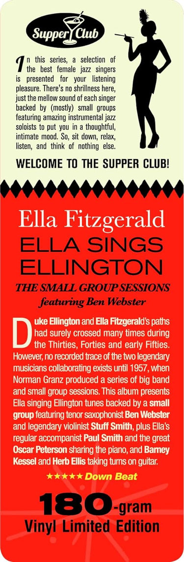 ELLA FITZGERALD - Ella Sings Ellington - LP - 180g Vinyl [NOV 3]