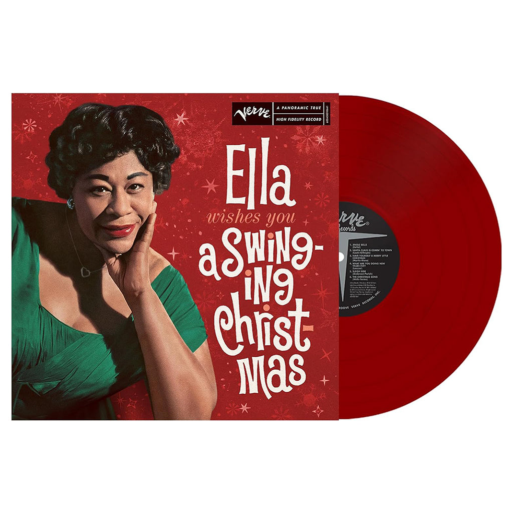 ELLA FITZGERALD - Ella Wishes You A Swinging Christmas (2023 Reissue with New Artwork) - LP - Ruby Red Vinyl