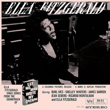 ELLA FITZGERALD - Let No Man Write My Epitaph (Verve Acoustic Sounds Series) - LP - Deluxe 180g Vinyl