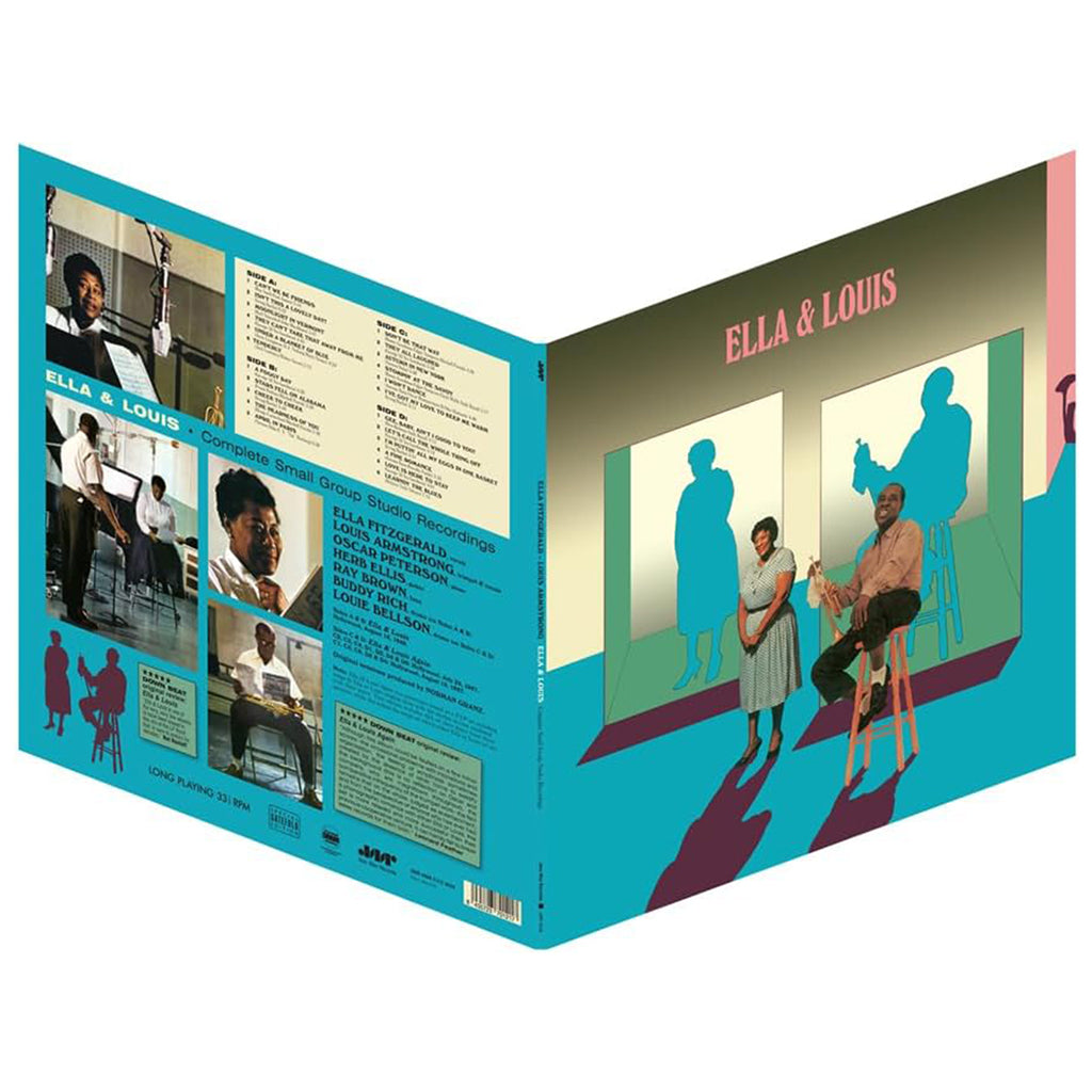 ELLA FITZGERALD & LOUIS ARMSTRONG - Ella & Louis - Complete Small Group Studio Recordings - 2LP - Gatefold 180g Vinyl