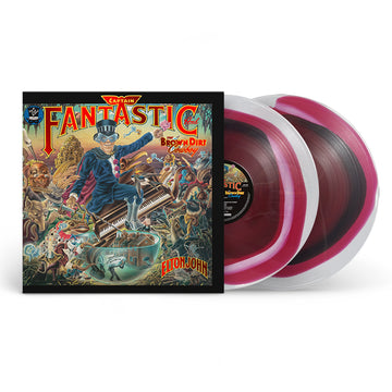 ELTON JOHN - Captain Fantastic And The Brown Dirt Cowboy (50th Anniversary Expanded Edition) - 2LP - Raspberry Swirl Colour-in-Colour Vinyl
