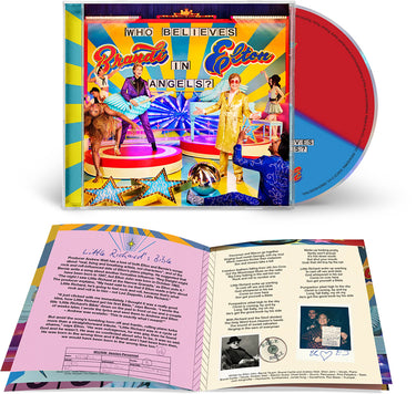 ELTON JOHN & BRANDI CARLILE - Who Believes In Angels? - Red, Blue and Yellow Tri-Colour CD