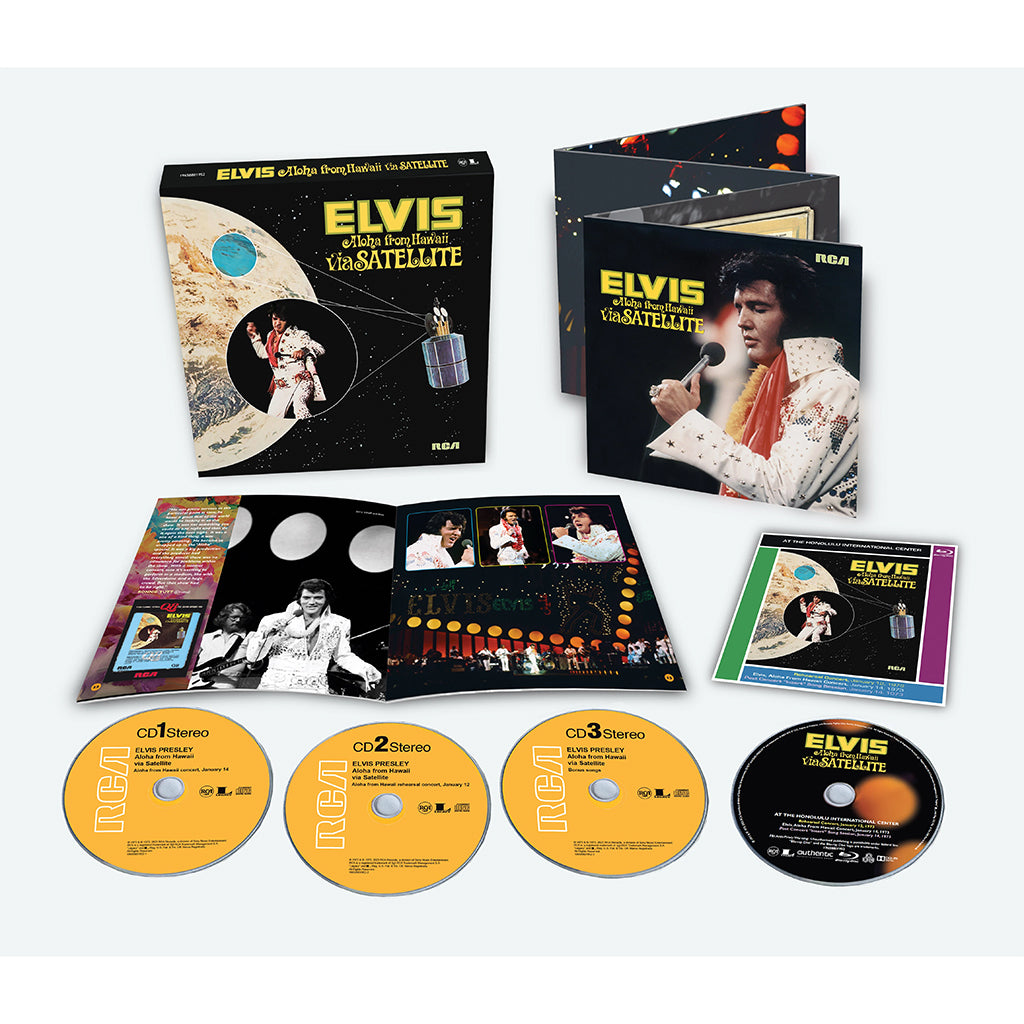 ELVIS PRESLEY - Aloha From Hawaii Via Satellite (50th Anniversary) - 3CD/ Blu-ray Set
