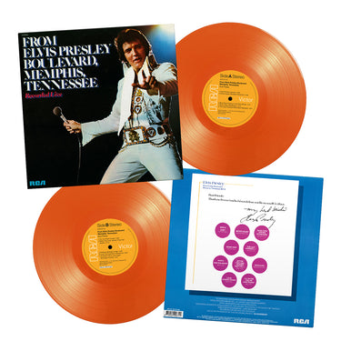 ELVIS PRESLEY - From Elvis Presley Boulevard Memphis (Reissue) - LP - Deluxe 180g Orange Vinyl
