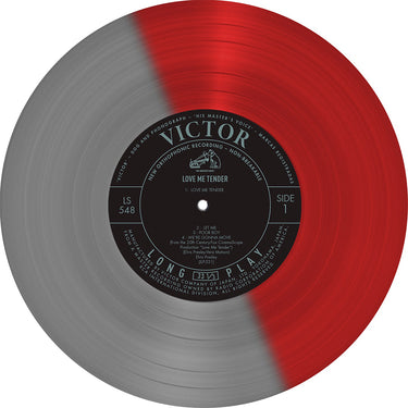 ELVIS PRESLEY - Love Me Tender (Japan Edition Repress) - 10'' - Half Red / Half Silver Colour Vinyl