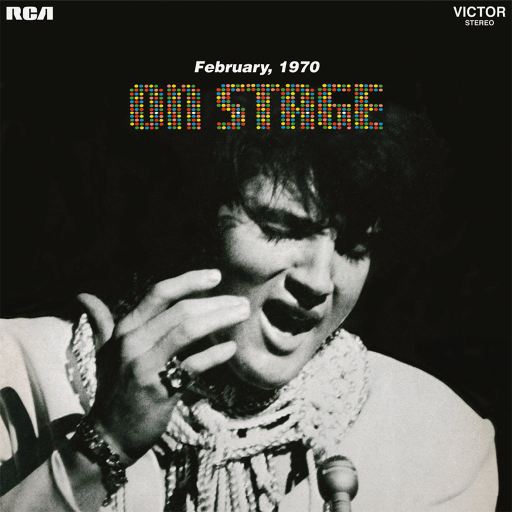 ELVIS PRESLEY - On Stage - February, 1970 (Reissue w/ fold-out Poster) - LP - Deluxe 180g Blue Vinyl [JAN 9]