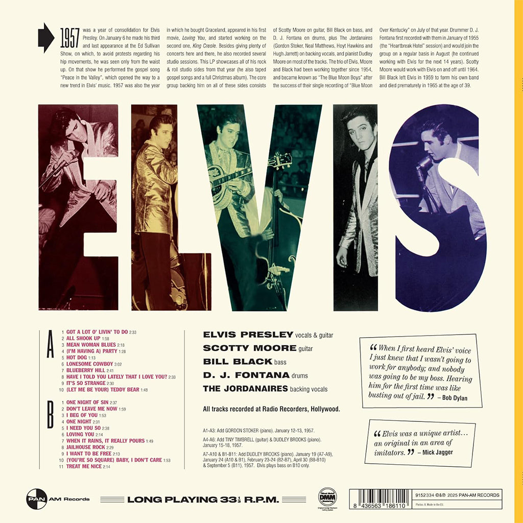 ELVIS PRESLEY - Rockin' 57 - LP - 180g Crystal Clear Vinyl [MAR 14]