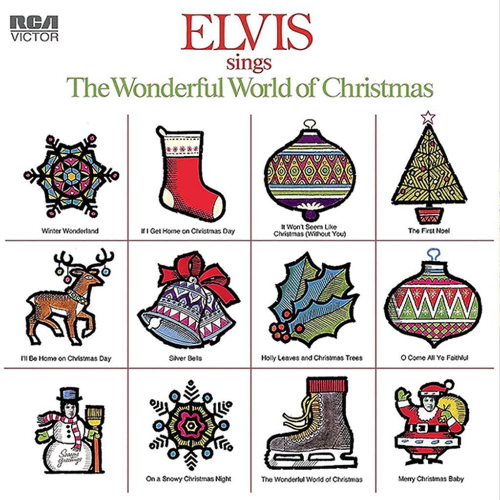 ELVIS PRESLEY - Elvis Sings The Wonderful World Of Christmas (Repress) - LP - Vinyl