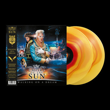 Empire of The Sun - Walking On A Dream (Expanded Edition) - 2LP - 180g Opaque Red & Transparent Yellow Sunrise Effect Vinyl w/ an obi-strip   [Record Store Day 2026]