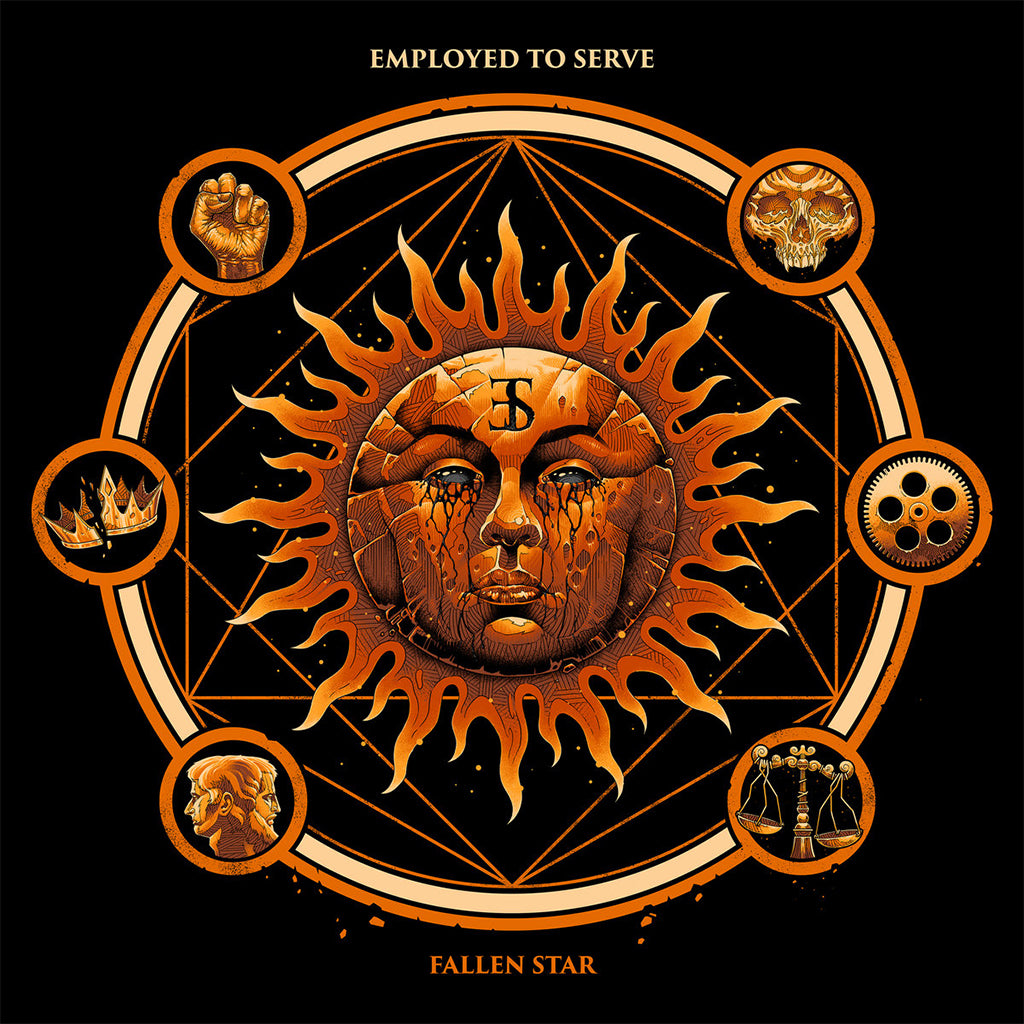 EMPLOYED TO SERVE - Fallen Star - LP - Orange w/ Black Splatter Vinyl [APR 25]