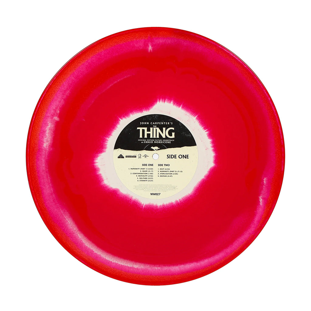 ENNIO MORRICONE - John Carpenter's The Thing - The Complete Score (2023 Reissue w/ Poster) - LP - Deluxe Gatefold 180g 'Alien Bone and Blood' Swirl Coloured Vinyl