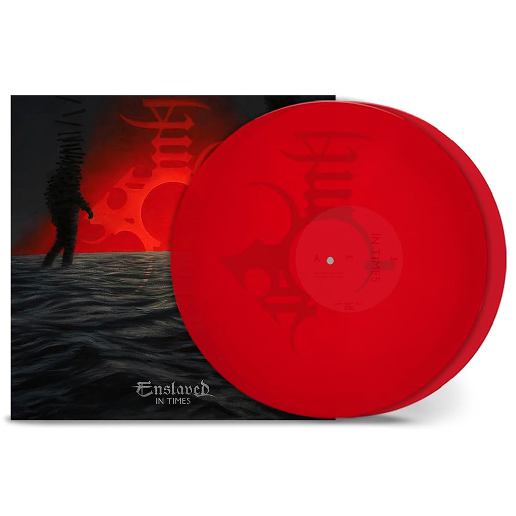 ENSLAVED - In Times (Repress with Side D Etching) - 2LP - Transparent Red Vinyl