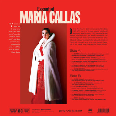 MARIA CALLAS - Essential Maria Callas - LP - Gatefold 180g Vinyl