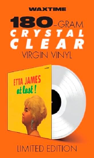 ETTA JAMES - At Last (Waxtime Reissue w/ 4 Bonus tracks) - LP - 180g Crystal Clear Vinyl