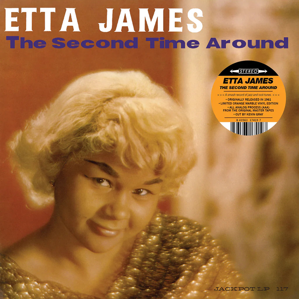 ETTA JAMES - The Second Time Around (Jackpot Records Reissue) - LP - Orange Marbled Vinyl [FEB 21]