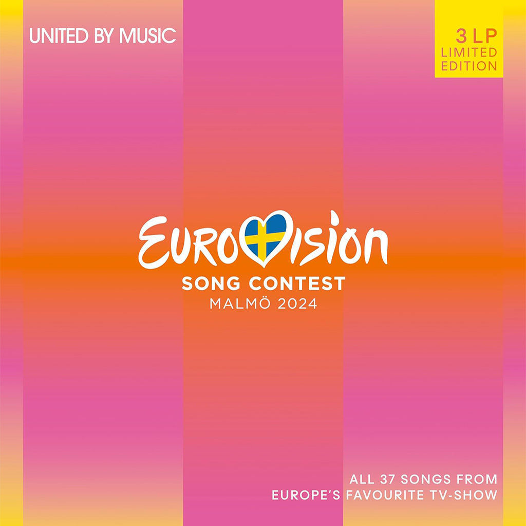 VARIOUS - Eurovision Song Contest Malmö 2024 - 3LP - Yellow / Orange / Blue Vinyl